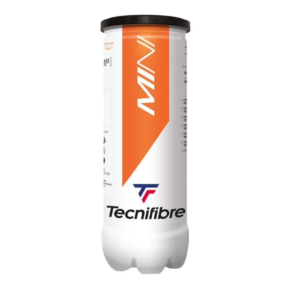 Balles Pédagogiques>Tecnifibre BALLES MINI-TENNIS : CARTON DE 24 TUBES DE 3 BALLES DE TENNIS