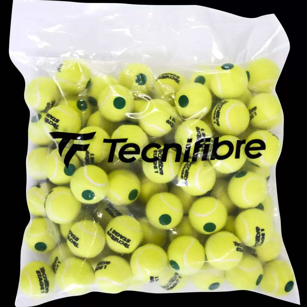 Balles Pédagogiques>Tecnifibre CARTON 144 BALLES STAGE 1