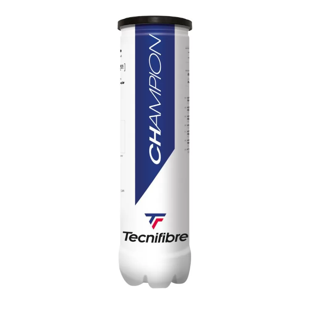 Performance Pression>Tecnifibre CHAMPION : CARTON DE 36 TUBES DE 4 BALLES DE TENNIS