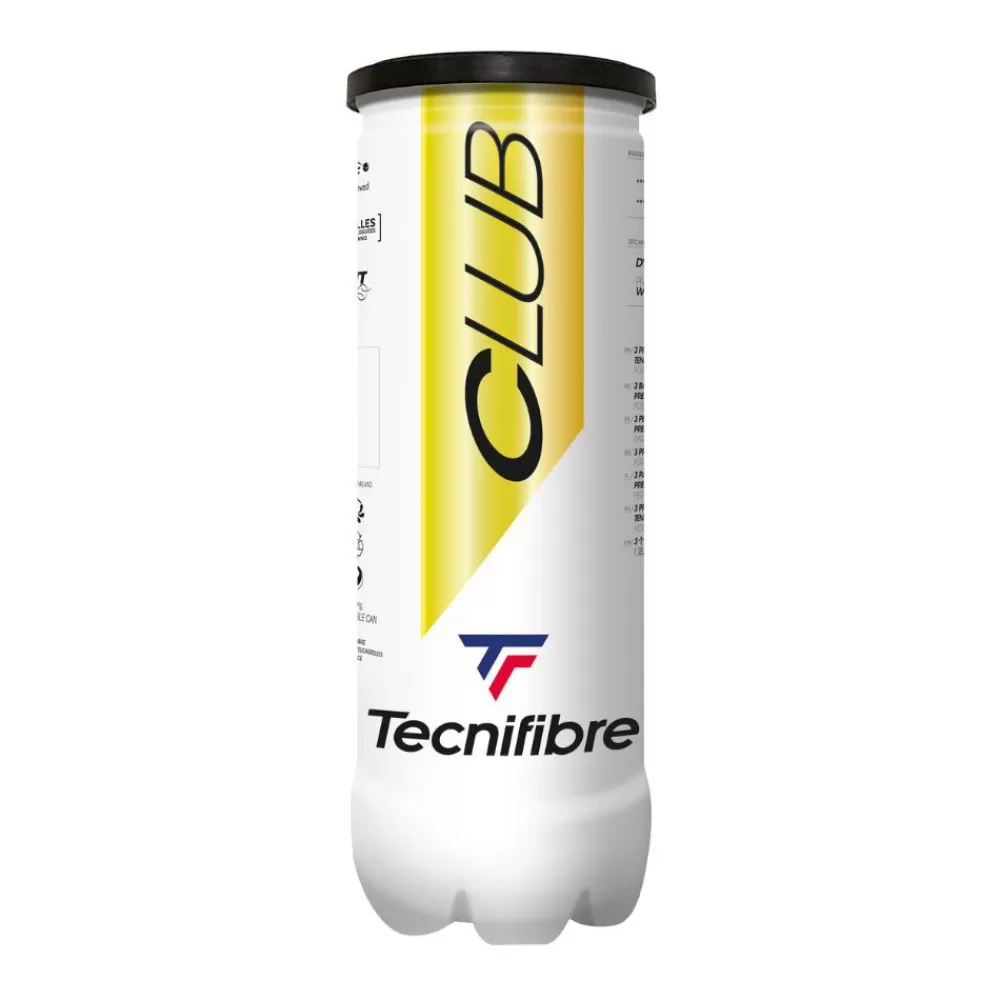 Premium>Tecnifibre CLUB : CARTON DE 36 TUBES DE 3 BALLES DE TENNIS