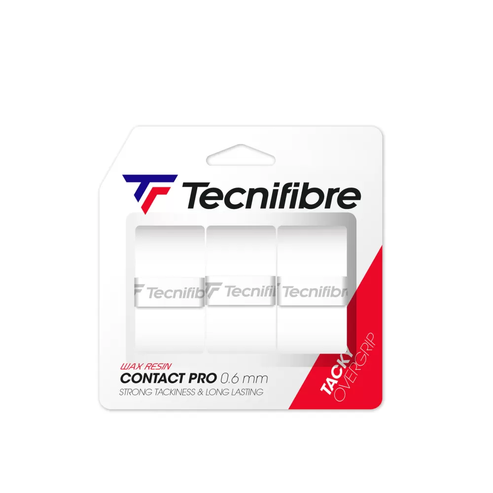 Surgrips>Tecnifibre CONTACT PRO BLANC (boîte de 12 packs)