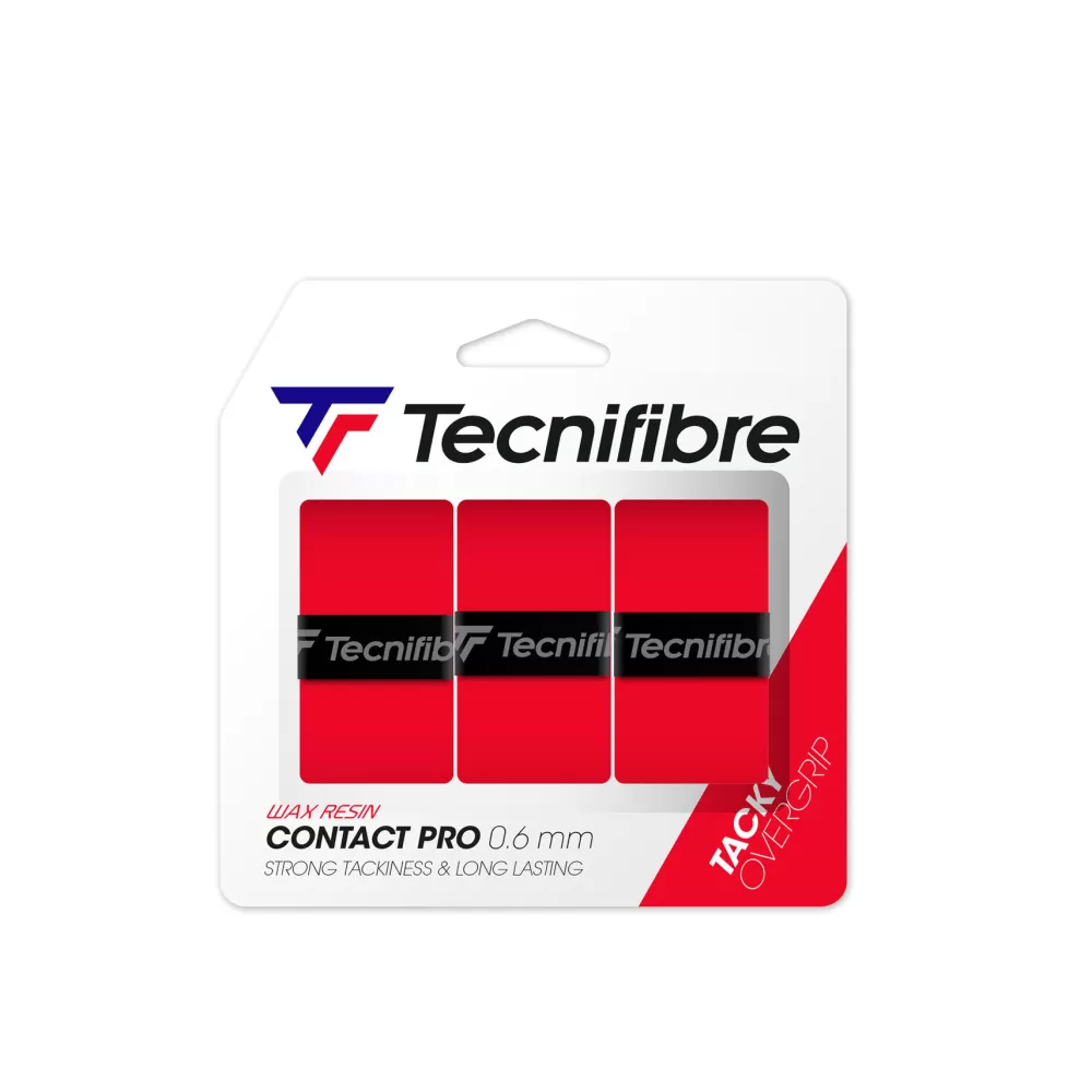 Surgrips>Tecnifibre CONTACT PRO ROUGE (boîte de 12 packs)