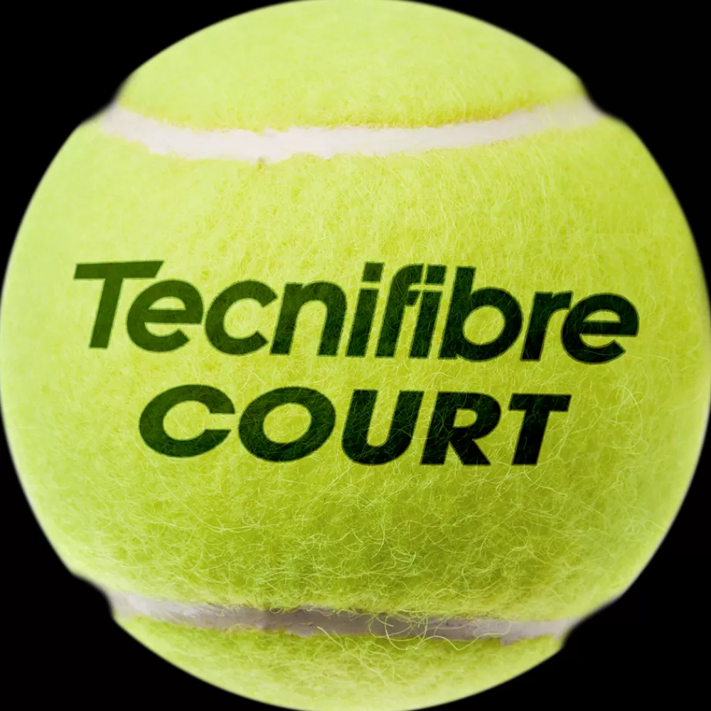 Performance Pression>Tecnifibre COURT : 1 TUBE DE 4 BALLES DE TENNIS