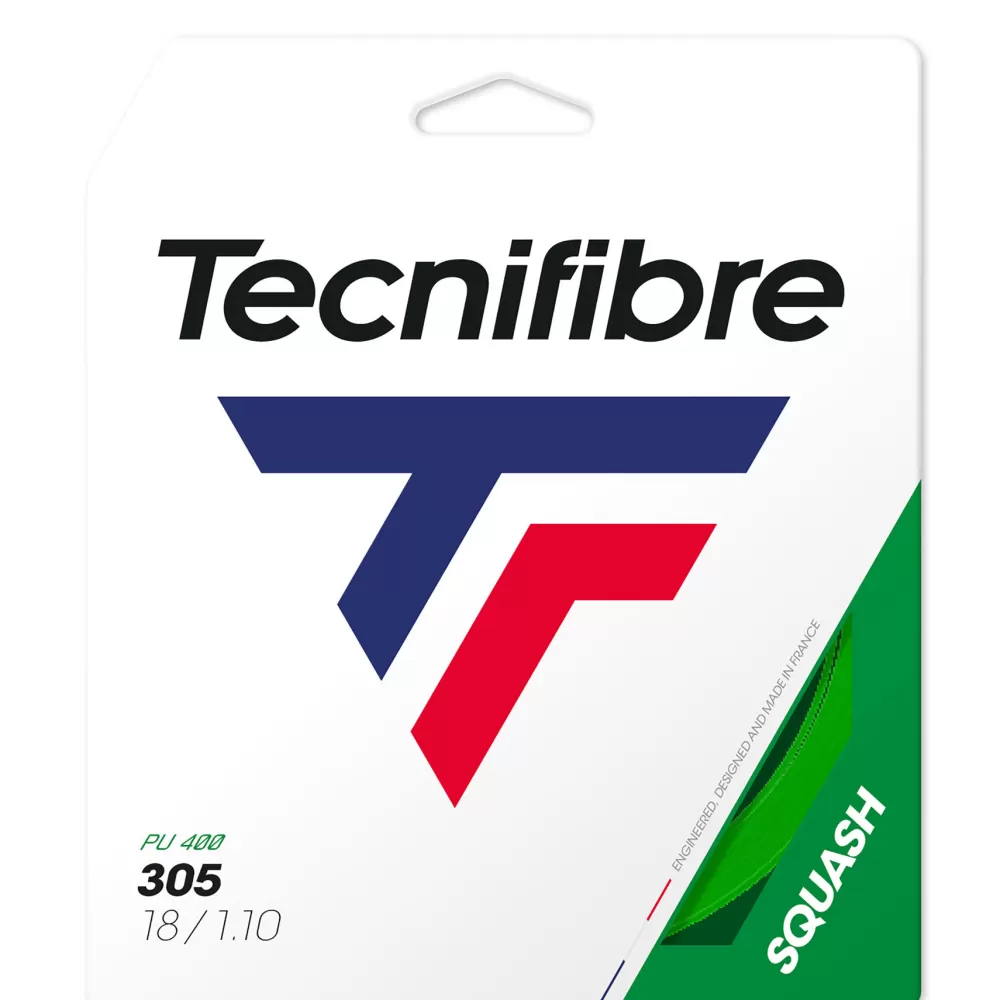 Cordages De Squash>Tecnifibre GARNITURE 305 SQUASH VERT