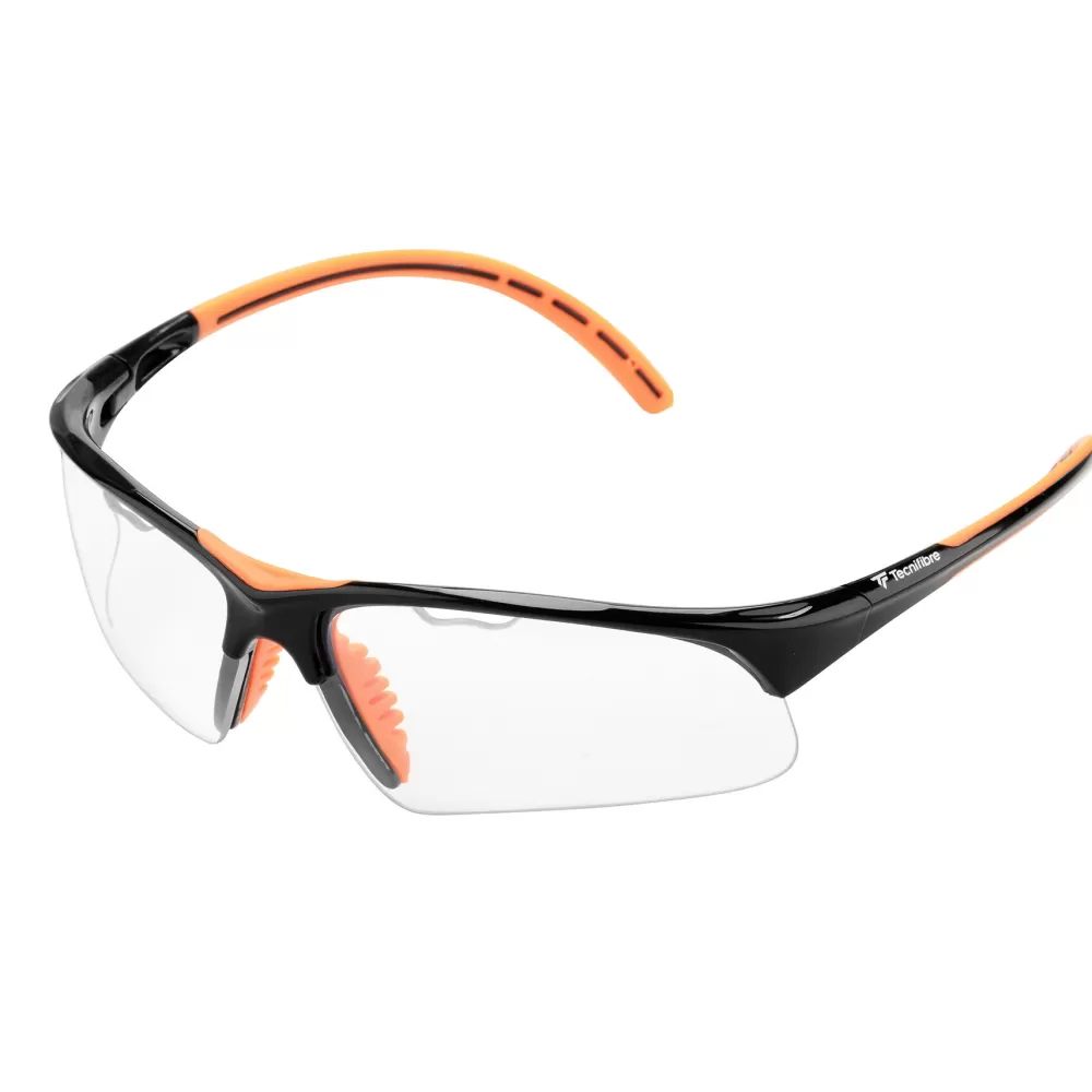 Lunettes De Protection>Tecnifibre LUNETTES SQUASH BLACK ORANGE