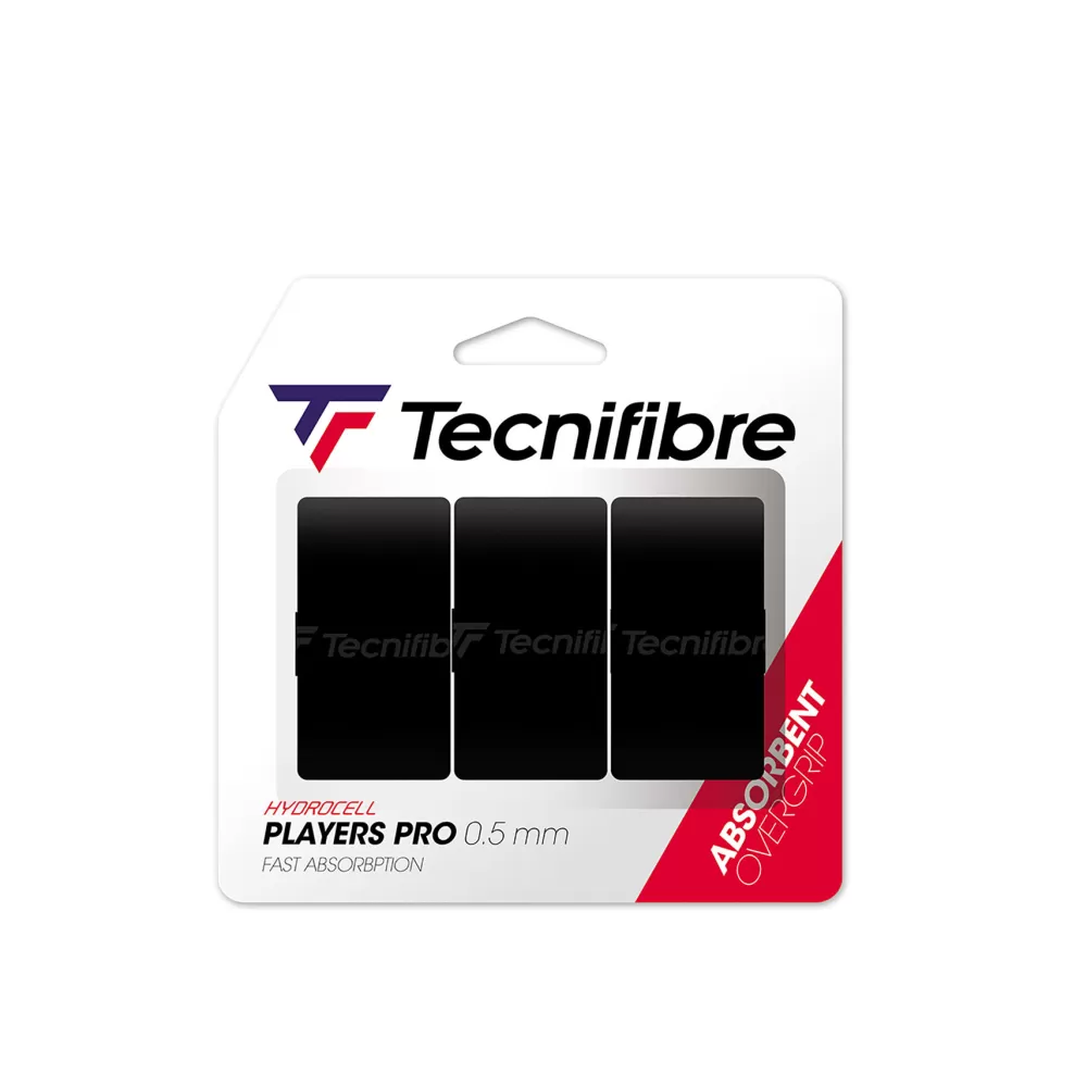 Surgrips>Tecnifibre PLAYERS PRO BLACK (boîte de 12 packs)