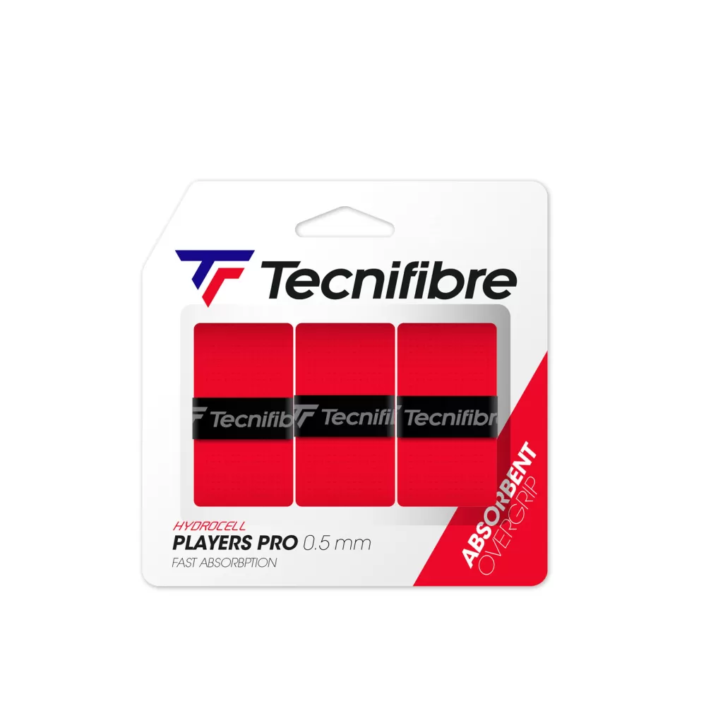 Surgrips>Tecnifibre PLAYERS PRO RED (boîte de 12 packs)