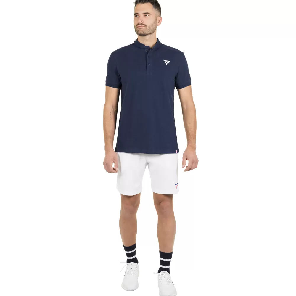 T-Shirts & Polos>Tecnifibre POLO PIQUÉ MARINE