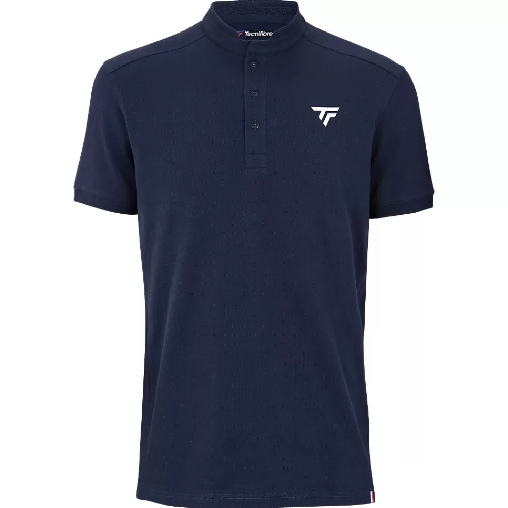 T-Shirts & Polos>Tecnifibre POLO PIQUÉ MARINE