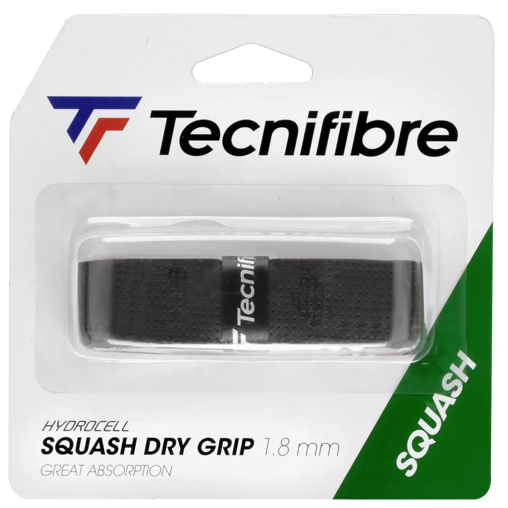 Grips>Tecnifibre SQUASH DRY GRIP NOIR BOITE DE 12