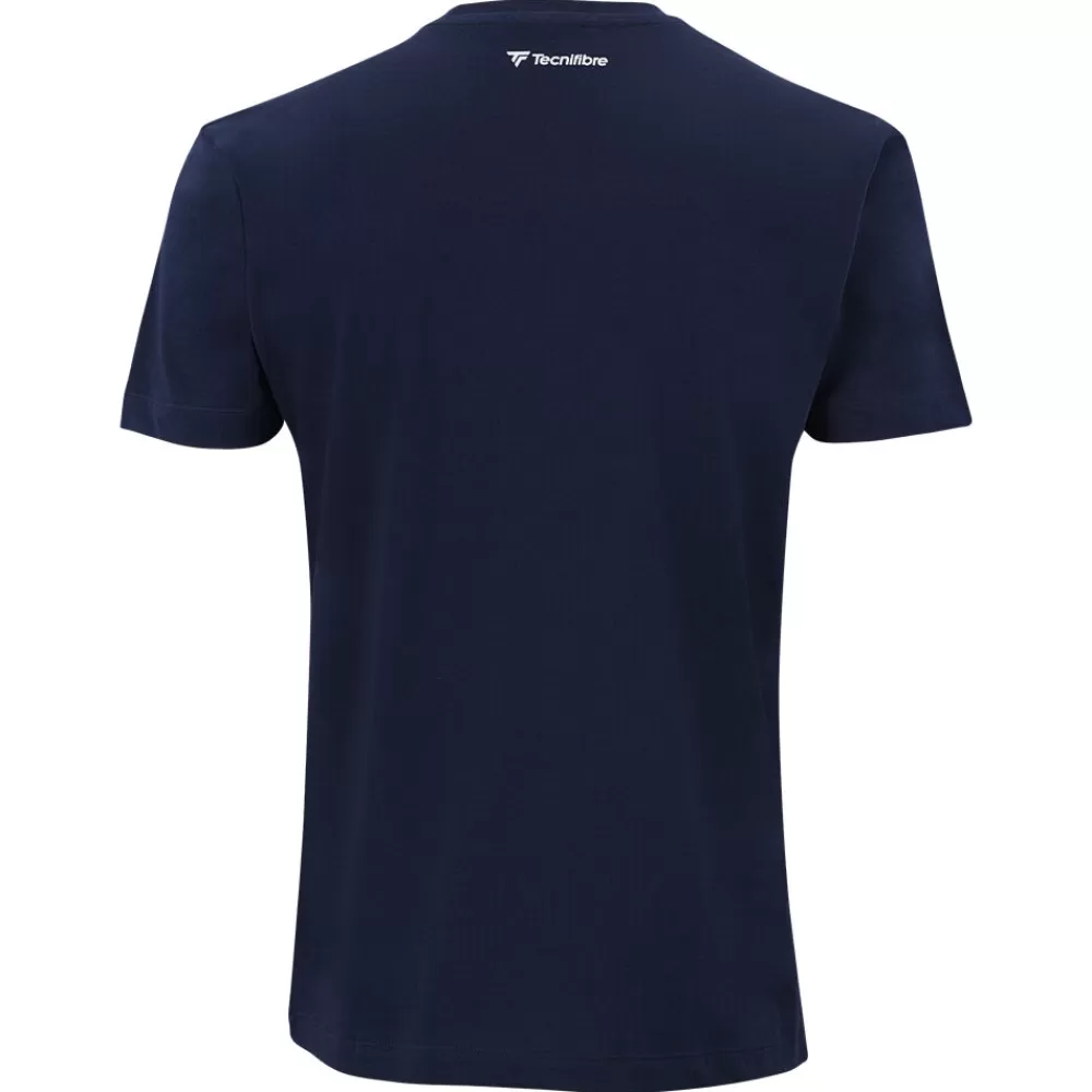 T-Shirts & Polos>Tecnifibre TEAM COTTON TEE MARINE JUNIOR