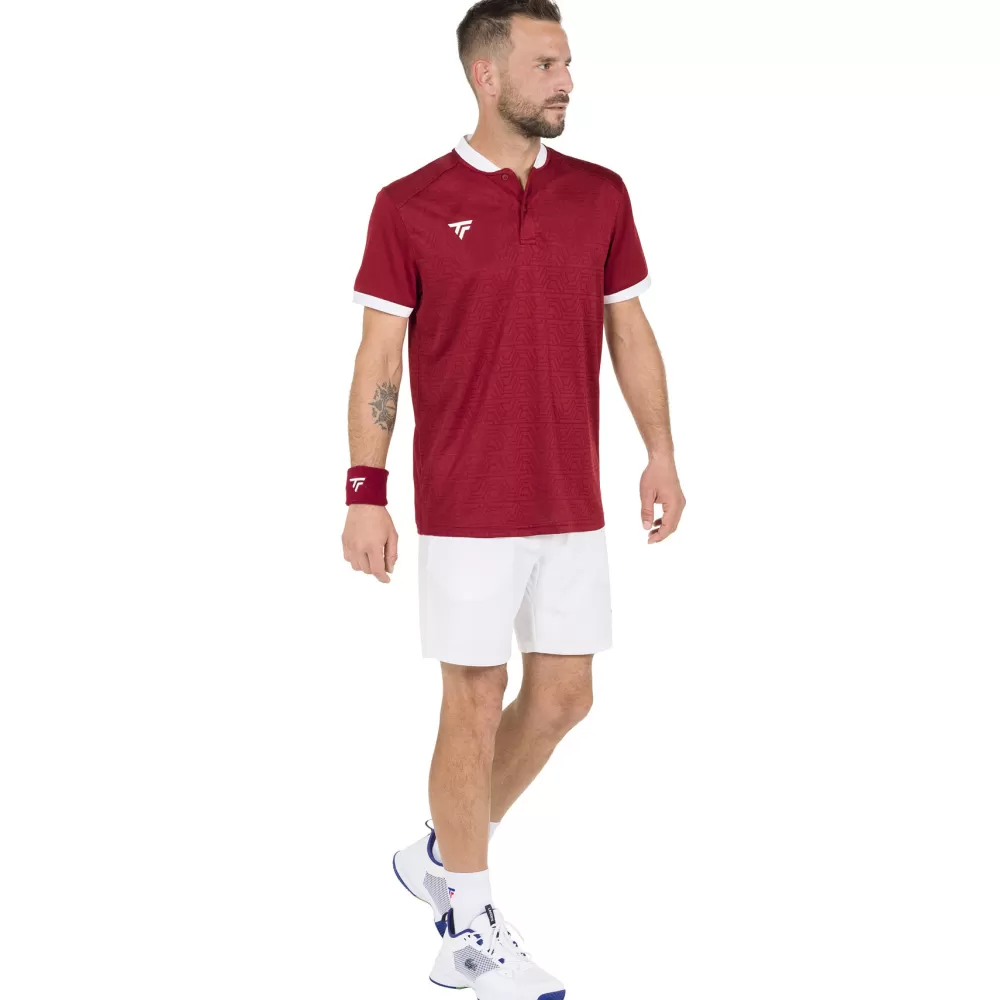 T-Shirts & Polos>Tecnifibre TEAM POLO CARDINAL