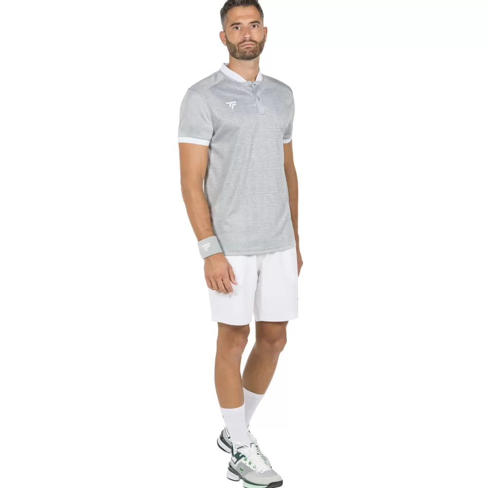 T-Shirts & Polos>Tecnifibre TEAM POLO SILVER