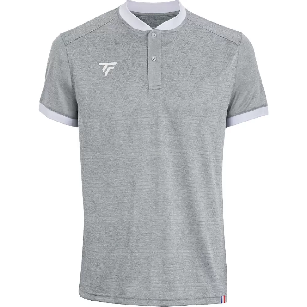 T-Shirts & Polos>Tecnifibre TEAM POLO SILVER