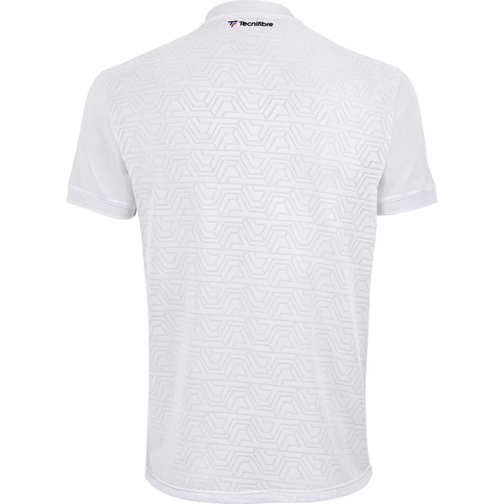 T-Shirts & Polos>Tecnifibre TEAM POLO WHITE JUNIOR