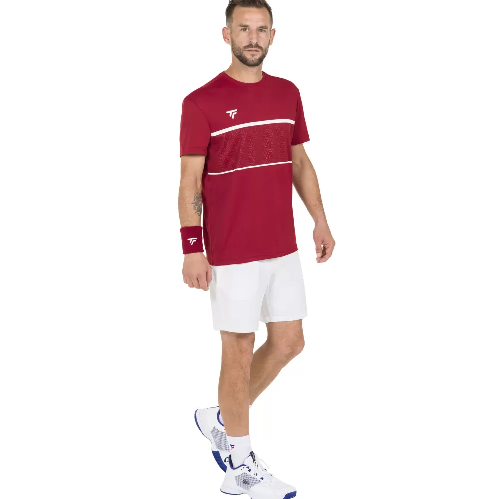 T-Shirts & Polos>Tecnifibre TEAM TECH TEE CARDINAL