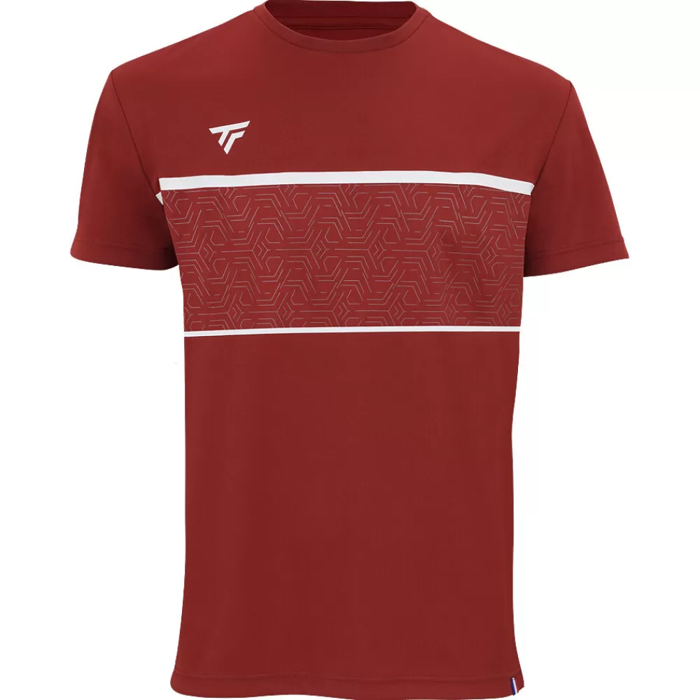 T-Shirts & Polos>Tecnifibre TEAM TECH TEE CARDINAL