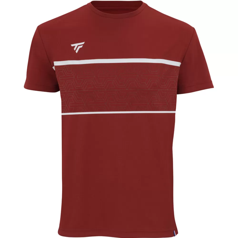 T-Shirts & Polos>Tecnifibre TEAM TECH TEE CARDINAL JUNIOR