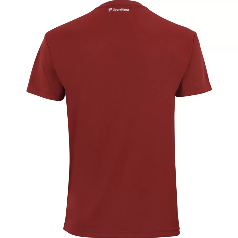 T-Shirts & Polos>Tecnifibre TEAM TECH TEE CARDINAL JUNIOR