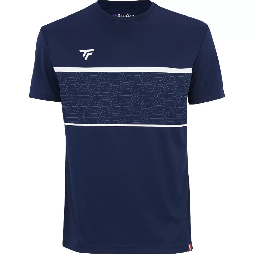 T-Shirts & Polos>Tecnifibre TEAM TECH TEE MARINE