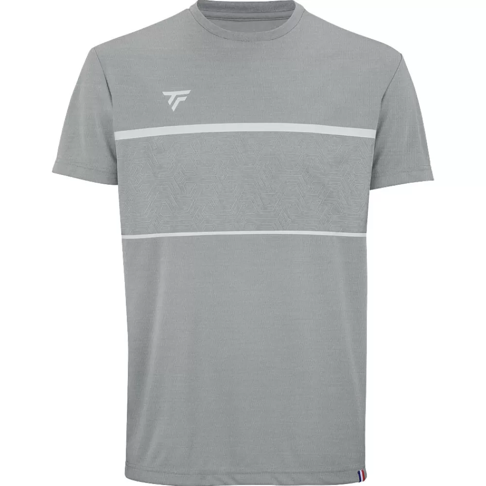 T-Shirts & Polos>Tecnifibre TEAM TECH TEE SILVER