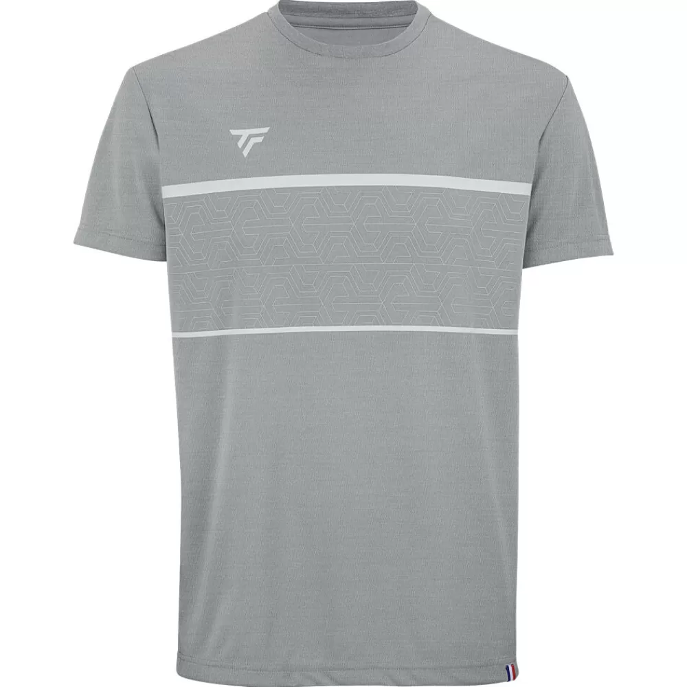 T-Shirts & Polos>Tecnifibre TEAM TECH TEE SILVER JUNIOR