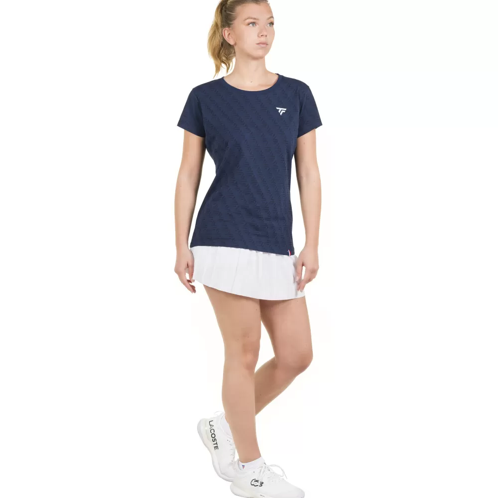 T-Shirts & Polos>Tecnifibre T-SHIRT FEMME GRAPHIC TEE STRETCH MARINE