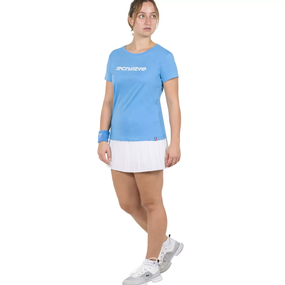 T-Shirts & Polos>Tecnifibre W. TEAM COTTON TEE AZUR