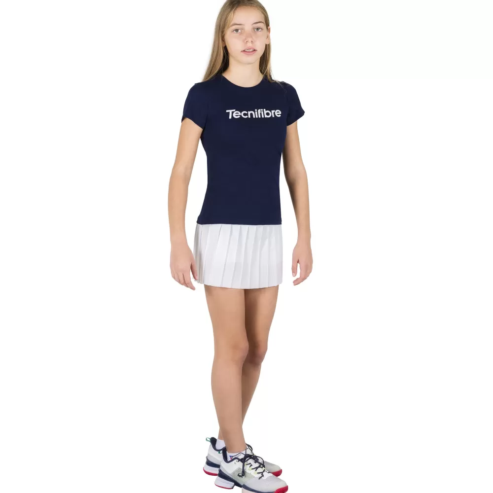 T-Shirts & Polos>Tecnifibre W. TEAM COTTON TEE MARINE JUNIOR