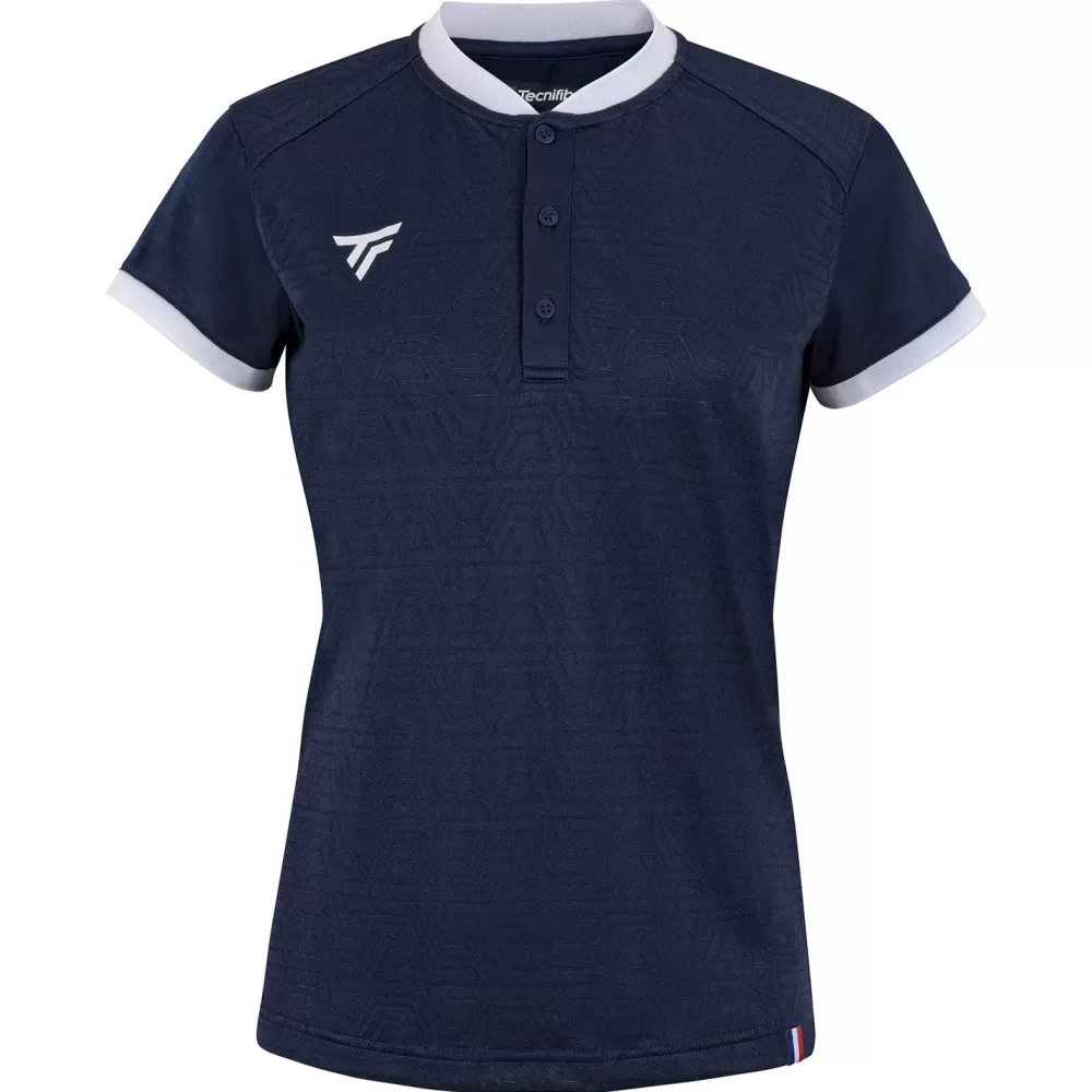 T-Shirts & Polos>Tecnifibre W. TEAM POLO MARINE JUNIOR