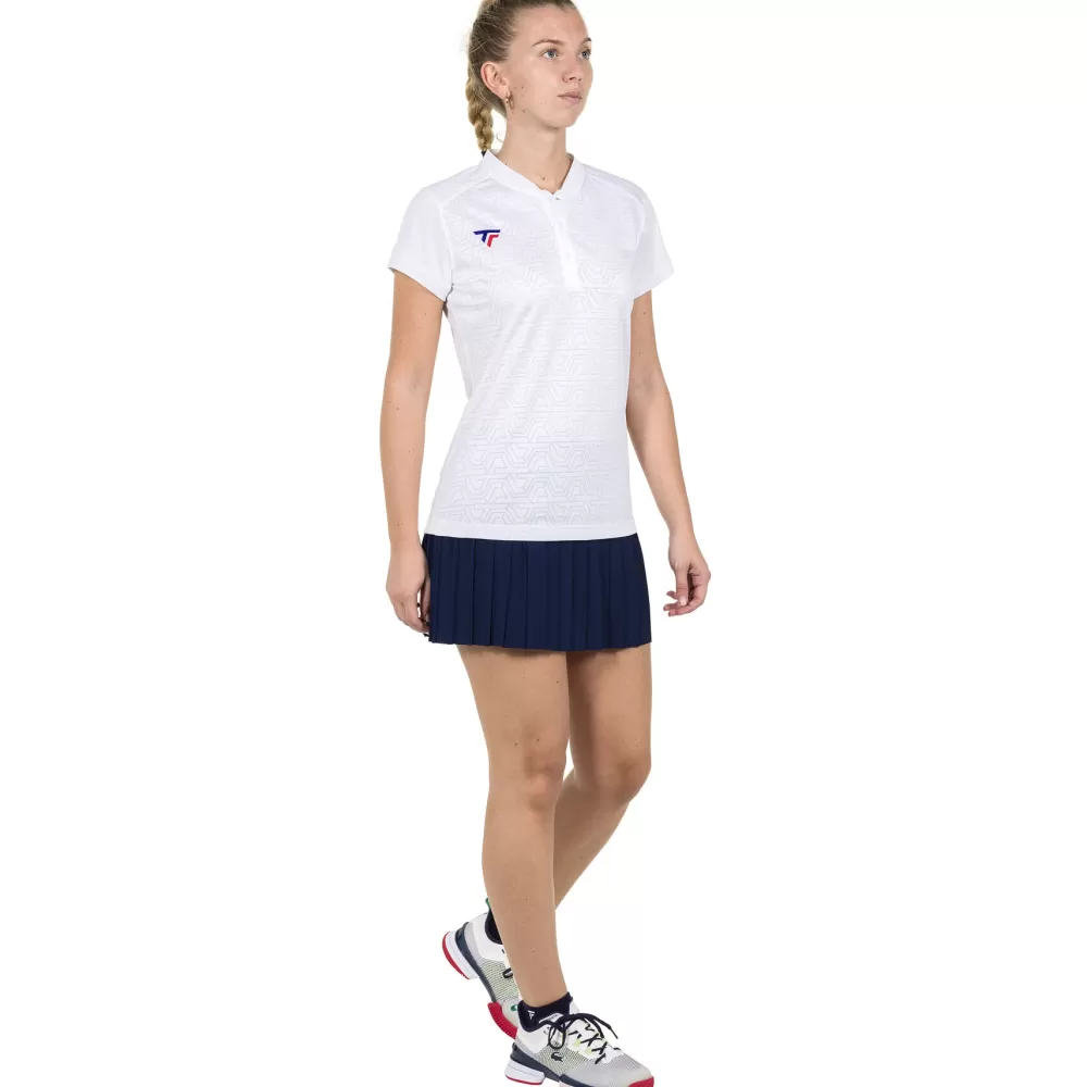 T-Shirts & Polos>Tecnifibre W. TEAM POLO WHITE