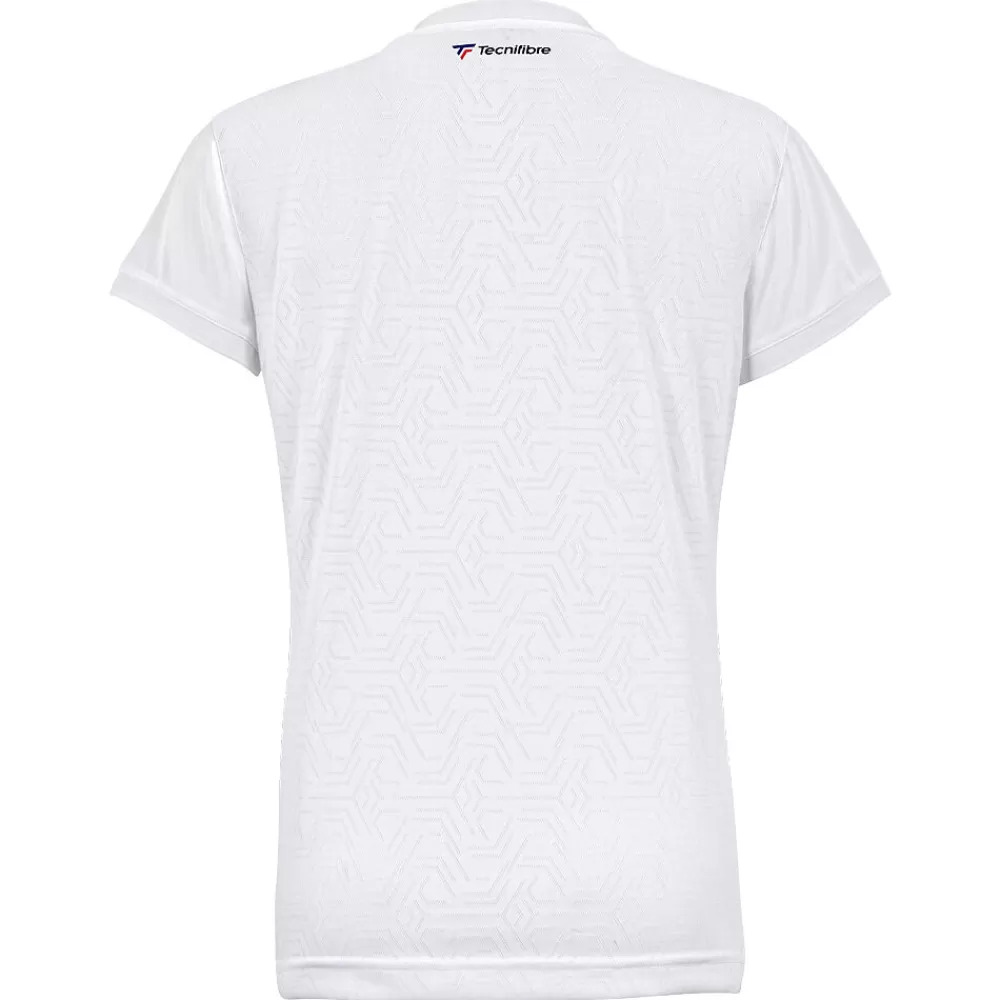 T-Shirts & Polos>Tecnifibre W. TEAM POLO WHITE