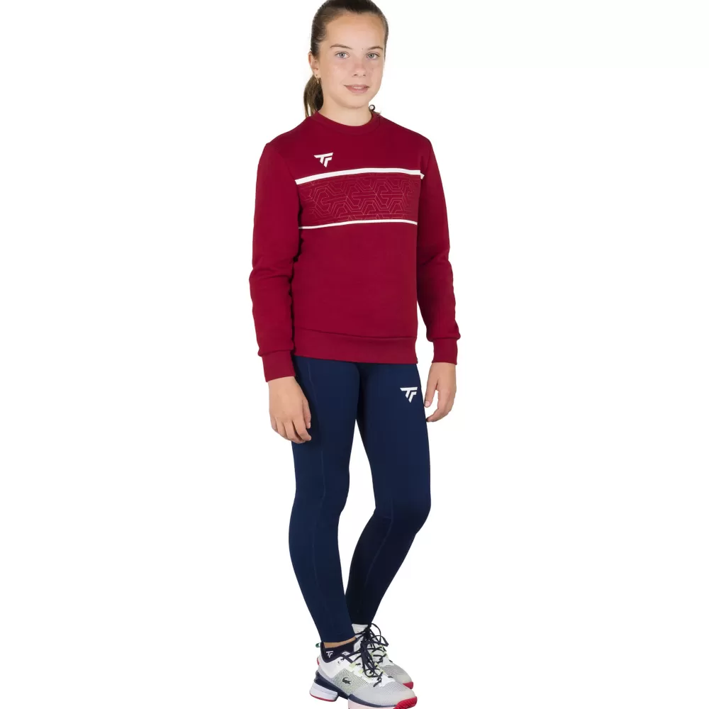 Sweats & Vestes>Tecnifibre W. TEAM SWEATER CARDINAL JUNIOR