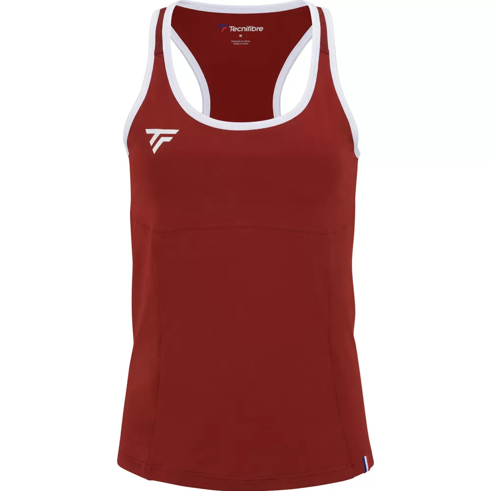 T-Shirts & Polos>Tecnifibre W. TEAM TANK-TOP CARDINAL JUNIOR