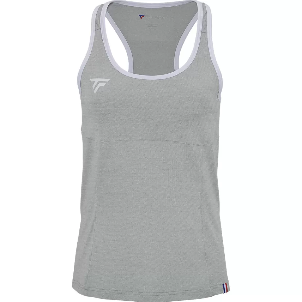 T-Shirts & Polos>Tecnifibre W. TEAM TANK-TOP SILVER