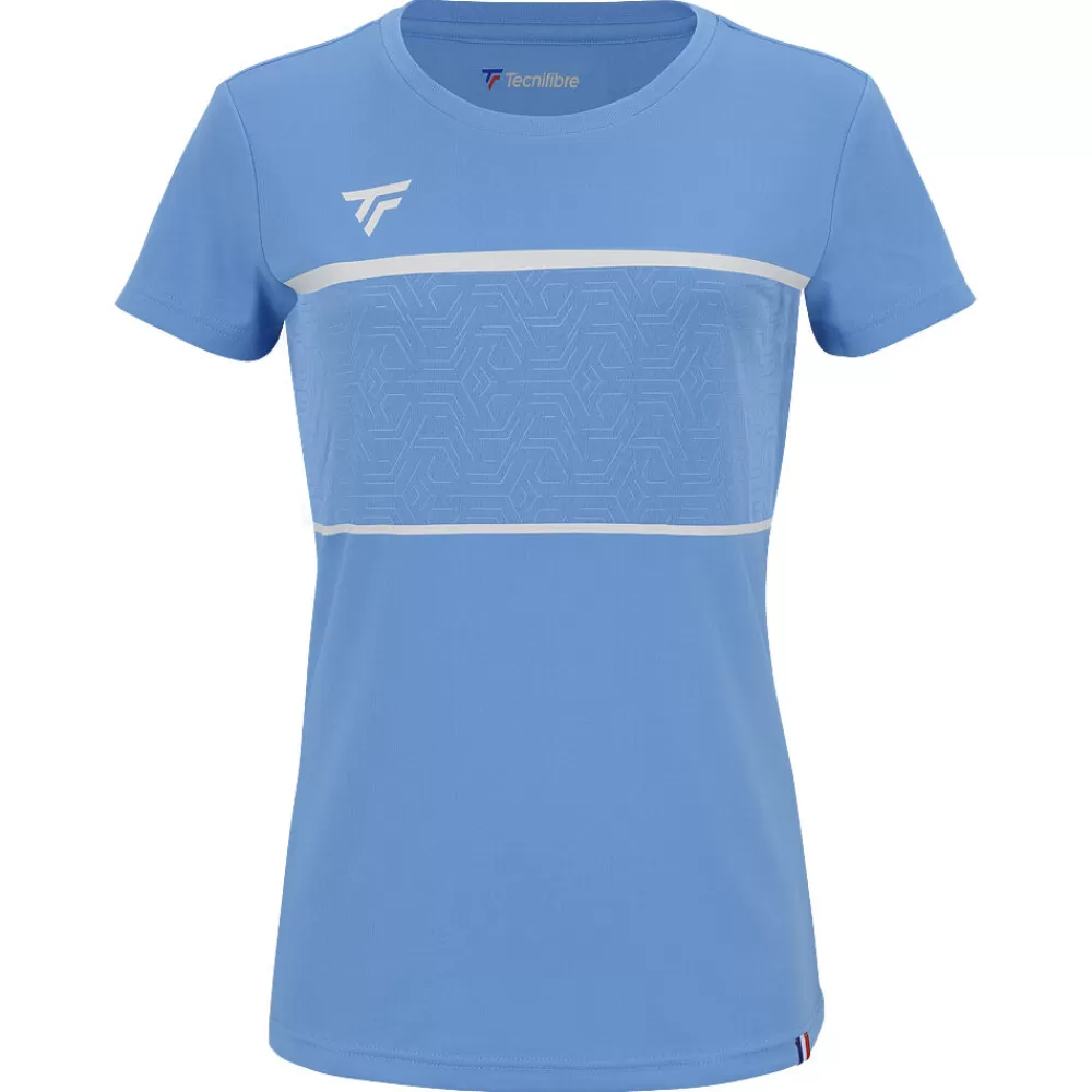 T-Shirts & Polos>Tecnifibre W. TEAM TECH TEE AZUR