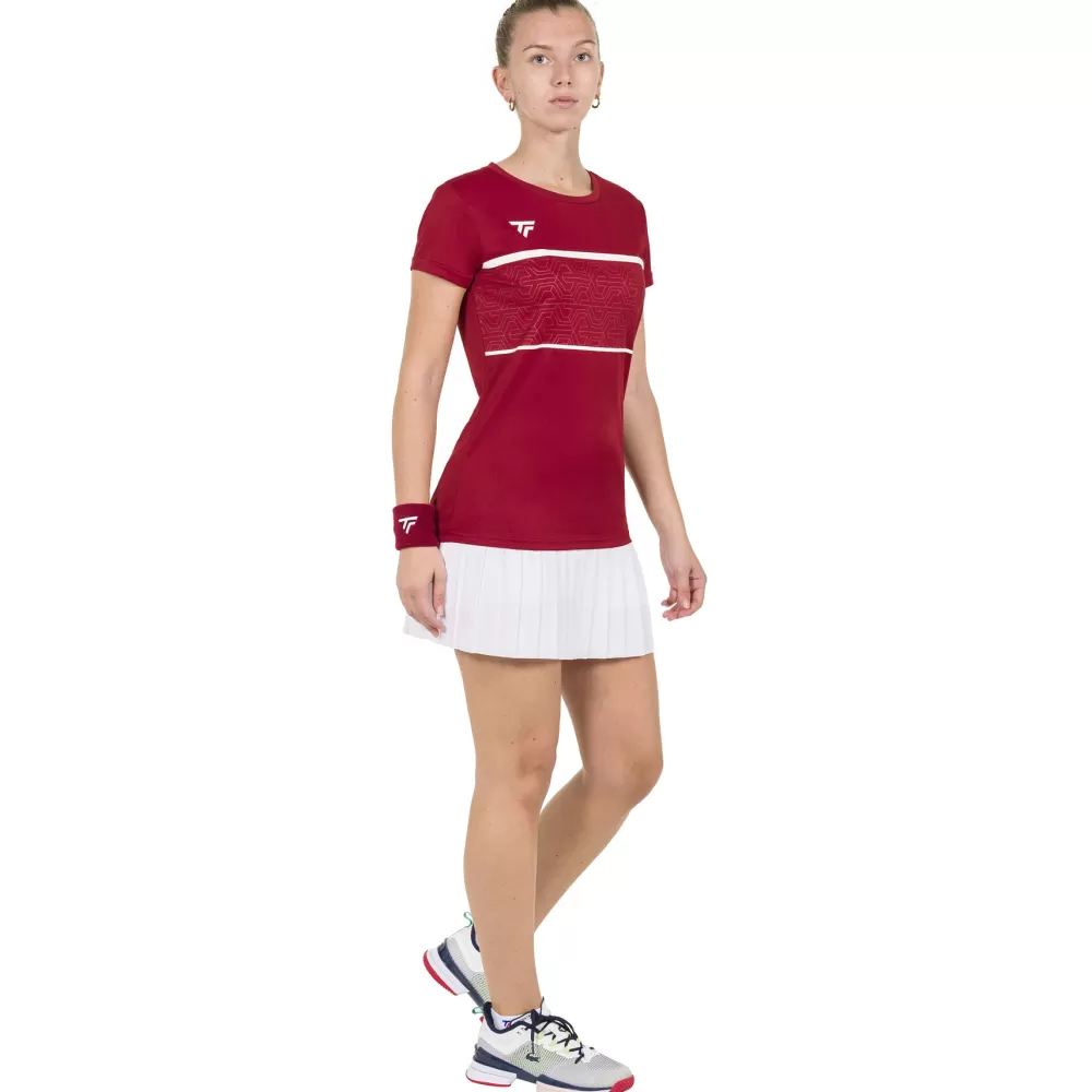 T-Shirts & Polos>Tecnifibre W. TEAM TECH TEE CARDINAL