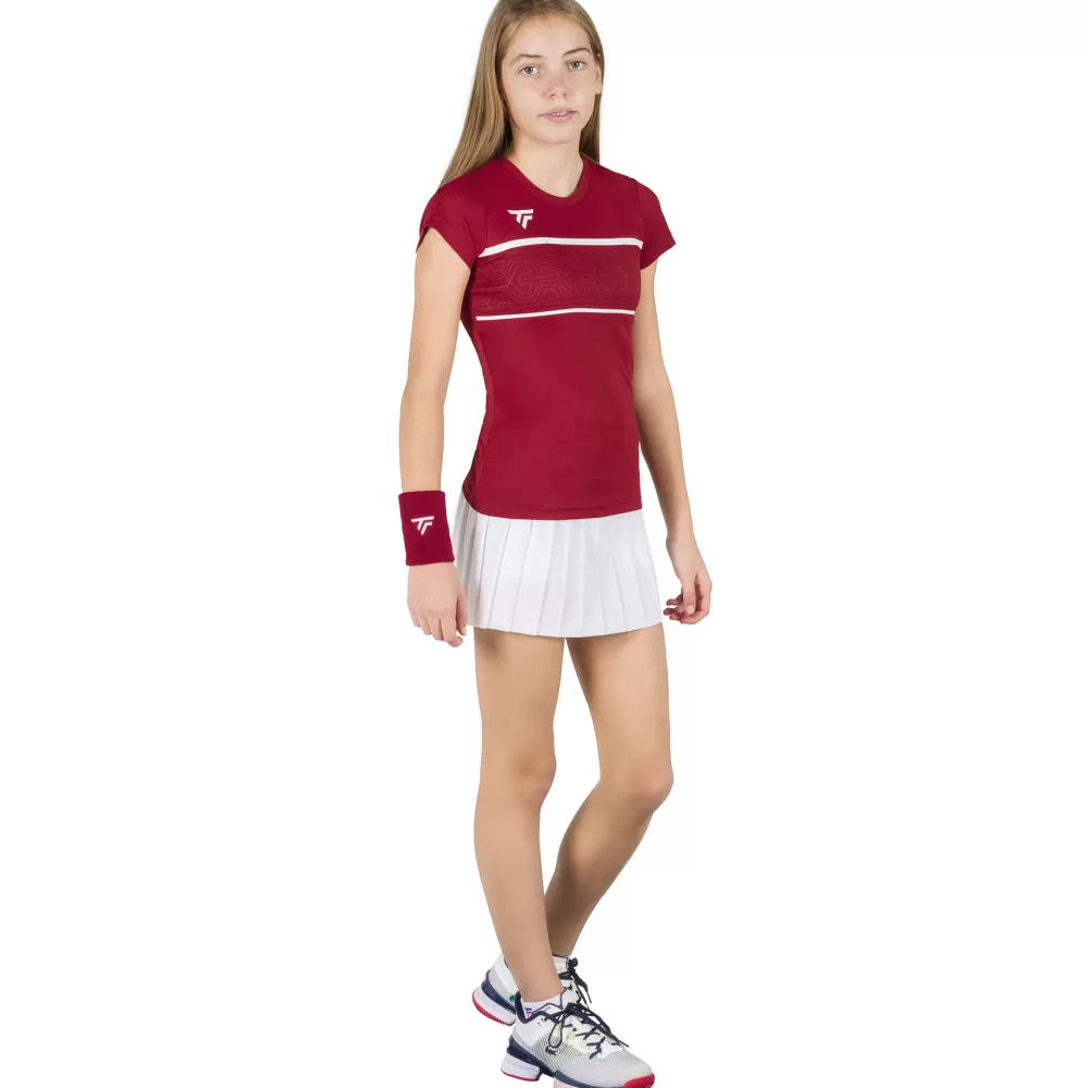 T-Shirts & Polos>Tecnifibre W. TEAM TECH TEE CARDINAL JUNIOR