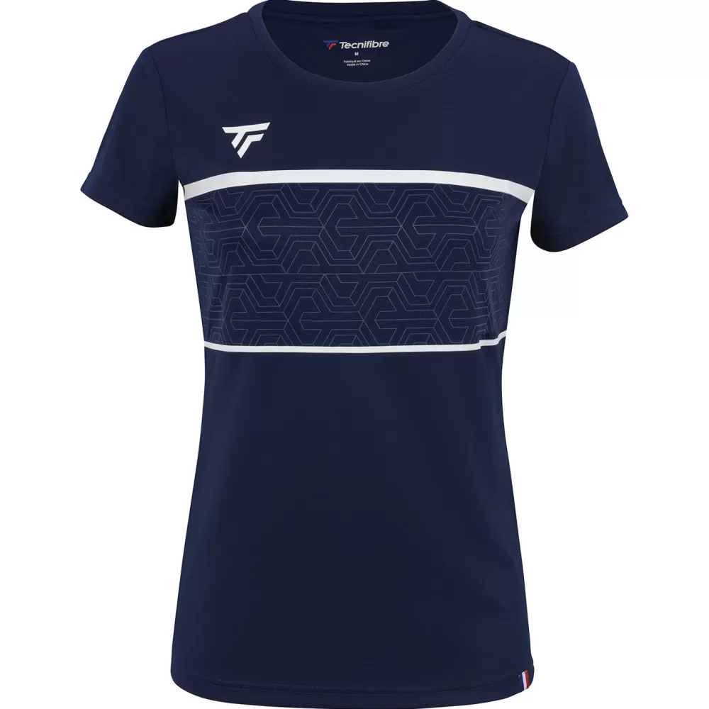 T-Shirts & Polos>Tecnifibre W. TEAM TECH TEE MARINE JUNIOR