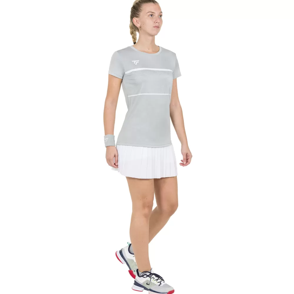 T-Shirts & Polos>Tecnifibre W. TEAM TECH TEE SILVER