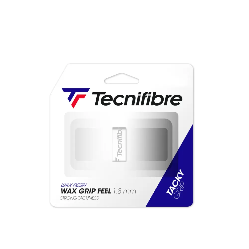 Grips>Tecnifibre WAX FEEL GRIP WHITE (boîte de 12 packs d'1 grip)