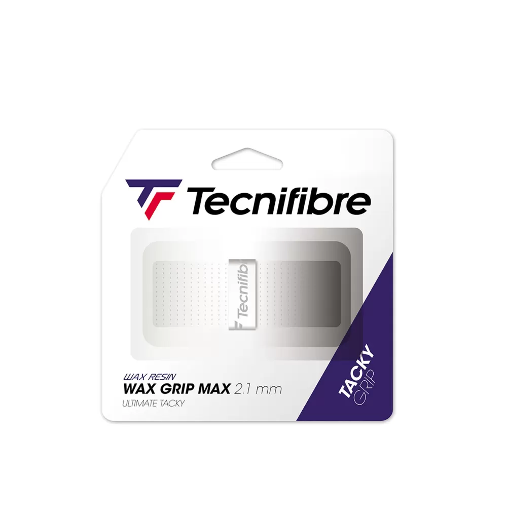 Grips>Tecnifibre WAX MAX GRIP WHITE (boîte de 12 packs d'1 grip)