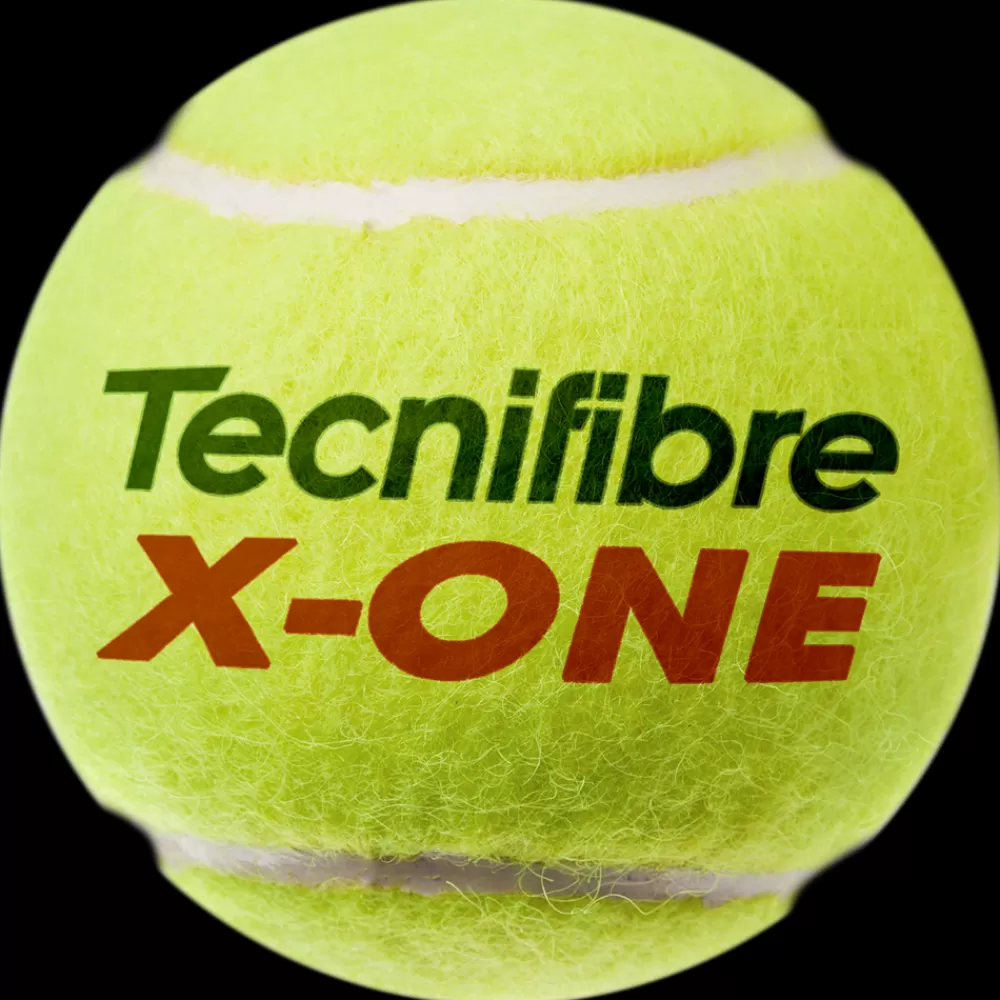 Premium>Tecnifibre X-ONE : 1 TUBE DE 4 BALLES DE TENNIS