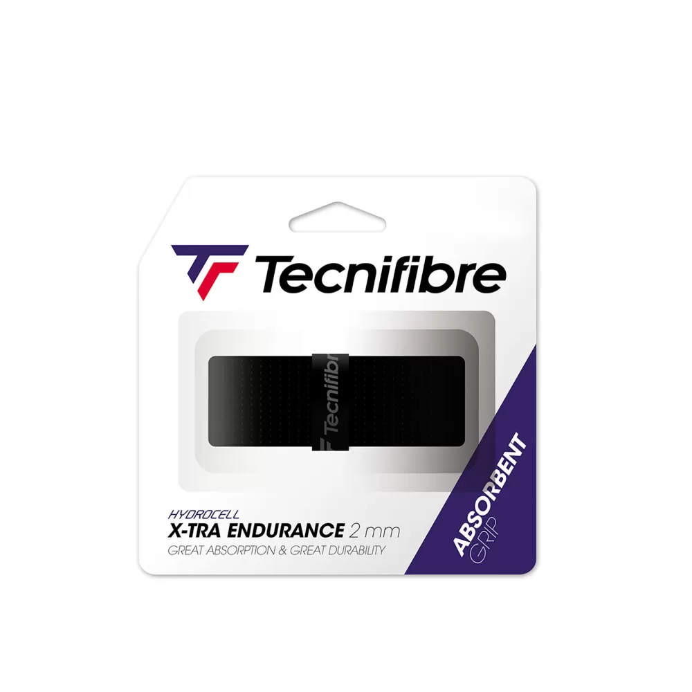 Grips>Tecnifibre X-TRA ENDURANCE NOIR (boîte de 12 packs d'1 grip)