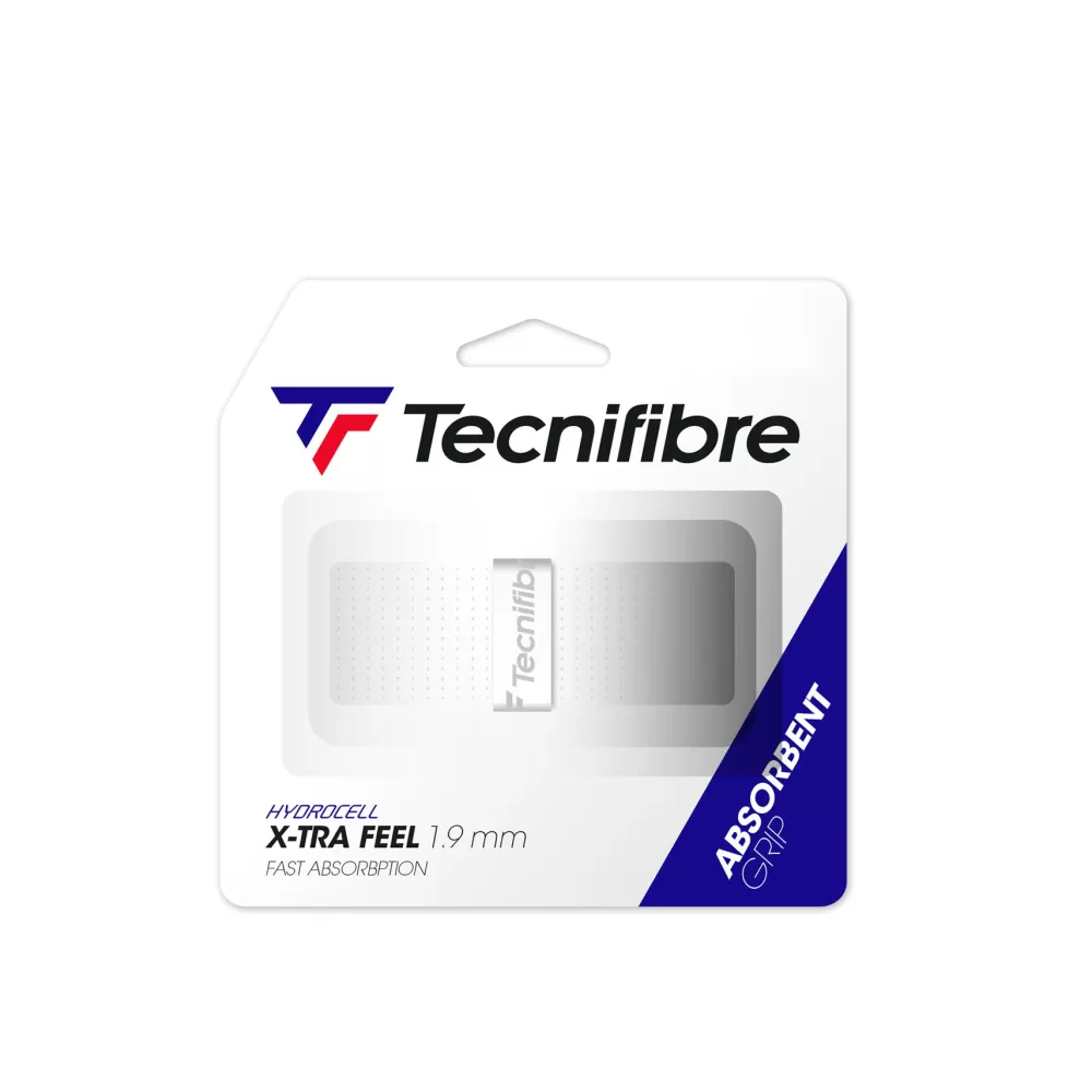 Grips>Tecnifibre X-TRA FEEL BLANC (boîte de 12 packs d'1 grip)