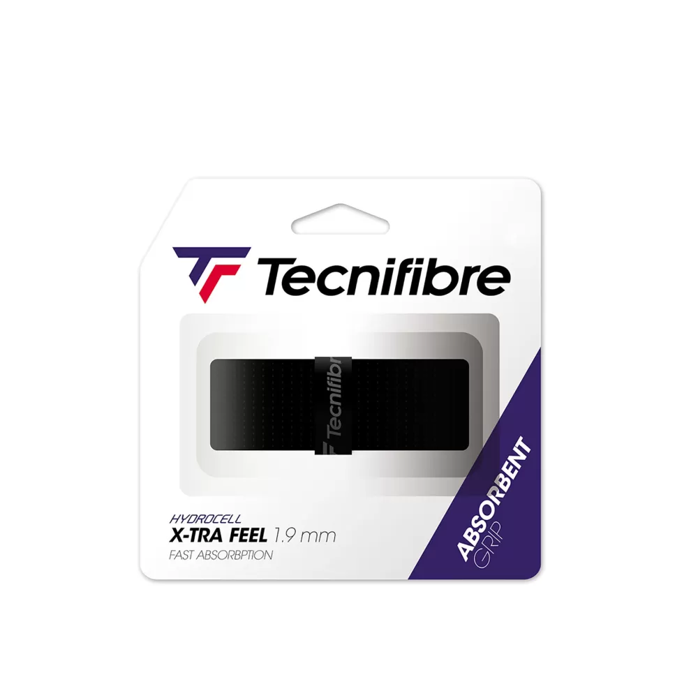 Grips>Tecnifibre X-TRA FEEL NOIR (boîte de 12 packs d'1 grip)